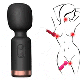 Mini vibrador de choque fuerte para mujeres, masturbador multifrecuencia de segunda onda, pequeño palo de masaje